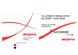 Akiyama Acorde User manual