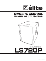 YORKVILLE LS720P - SERVICE Owner's manual