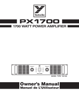 YORKVILLE PX1700 Owner's manual