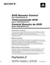 Disney PS2 Control Remoto de DVD SCPH-10420U User manual