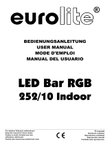 EuroLite LED Bar 2 RGBA 252/10 User manual