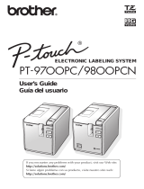 Brother P-touch PT-98OOPCN User manual