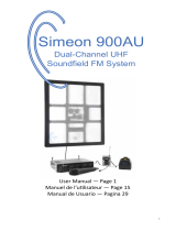 Simeon 900 AU User manual