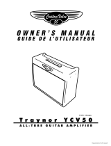 Custom Valve 50 Traynor YCV50 Owner's manual