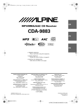 Alpine CDA-9883 Owner's manual