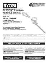 Ryobi RY24600 User manual