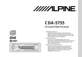 Alpine CDA-5755 Owner's manual