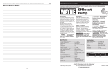 Wayne EFL33 Operating instructions