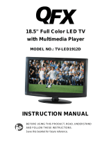 QFX TV-LED1912D User manual