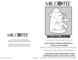 Mr. Coffee ECM20 User manual