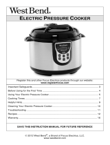 West Bend ELECTRIC PRESSURE COOKER User manual