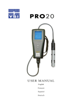 YSI PRO20 User manual