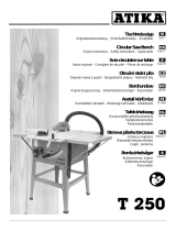 ATIKA T 250 - Operating instructions