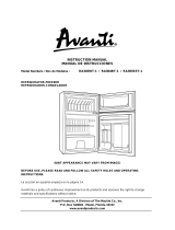 Avanti RA303WT-1 User manual