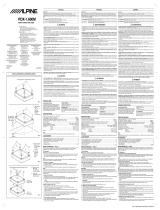 Alpine PDX-1.600M - Amplifier Owner's manual