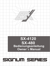 Audio Design Signum SX-4120 Owner's manual