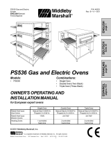 Middleby Marshall Model PS536 Installation guide