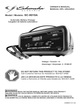 Schumacher Electric SC-8010A Owner's manual
