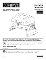 Master Forge GBT13039L Operating instructions