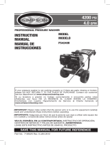 Simpson PS4240H User manual