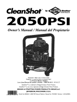 Briggs & Stratton CLEANSHOT 2050PSI Owner's manual