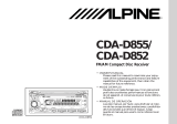 Alpine CDA-D852 Owner's manual
