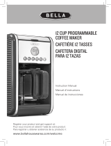 Bella 12 Cup programmable coffee maker Owner's manual