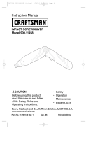 Craftsman 900.11458 User manual