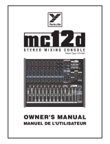 YORKVILLE MC12D User manual