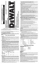 DeWalt DW328 User manual
