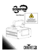 Chauvet Scorpion Dual Laser Effect Light User manual