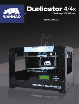 WANHAO Duplicator 4x User manual
