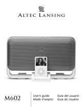 Altec Lansing M602 User manual