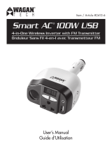 Wagan Smart AC Inverter 100 USB User manual