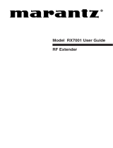 Marantz RX7001 User manual