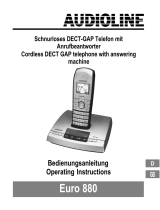 AUDIOLINE AB 880 Operating instructions