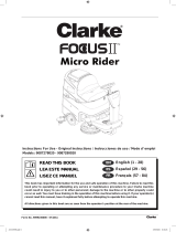 Clarke FOCUS II Micro Rider Operating instructions