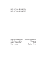 AEG Electrolux DD 8765 User manual