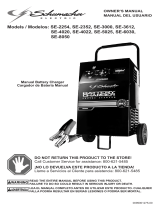 Schumacher Electric SE-3000 Owner's manual