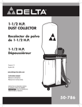 Delta 1-1/2 H.P. DUST COLLECTOR 50-786 User manual