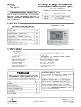 Emerson White Rodgers 1F80-0471 User manual