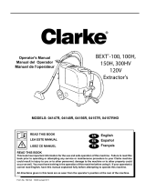 Clarke 04147R User manual