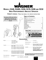WAGNER Model 9140 User manual