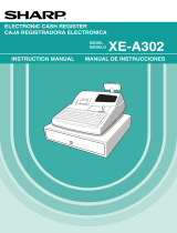 Sharp XE A302 - Cash Register User manual