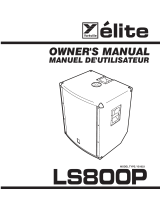 YORKVILLE ELITE LS800P User manual