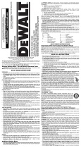 DeWalt DC740 User manual