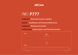 Arcam FMJ P777 User manual
