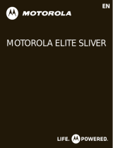 Motorola ELITE SLIVER HZ750 User manual
