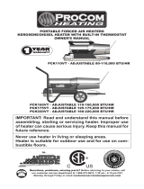 Procom PCK110VT Owner's manual