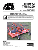 RHINO TM 84 User manual